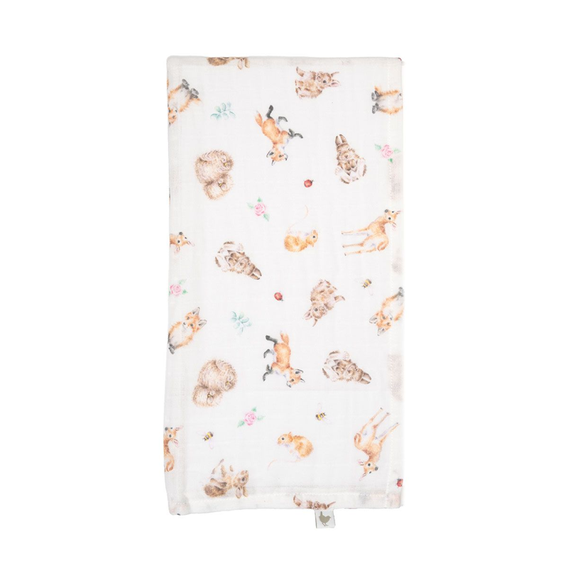 Wrendale Designs 'Little Forest' Woodland Animal Muslin Gift Set-3