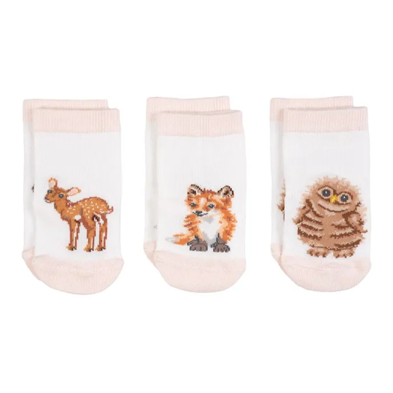 Wrendale Designs 'Little Forest' Woodland Baby Socks