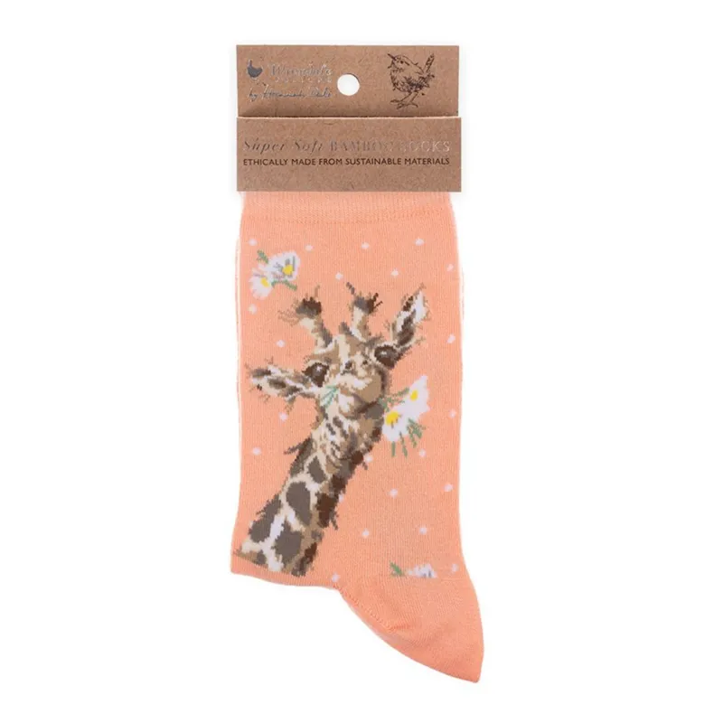 Wrendale Designs 'Flowers' Giraffe Socks