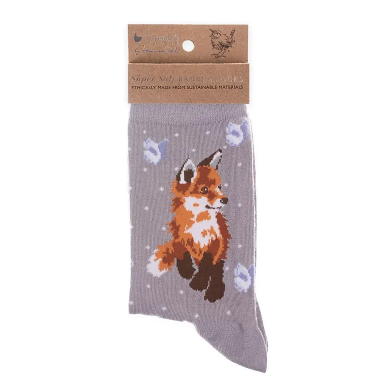 Wrendale Designs 'Born To Be Wild' Fox Socks