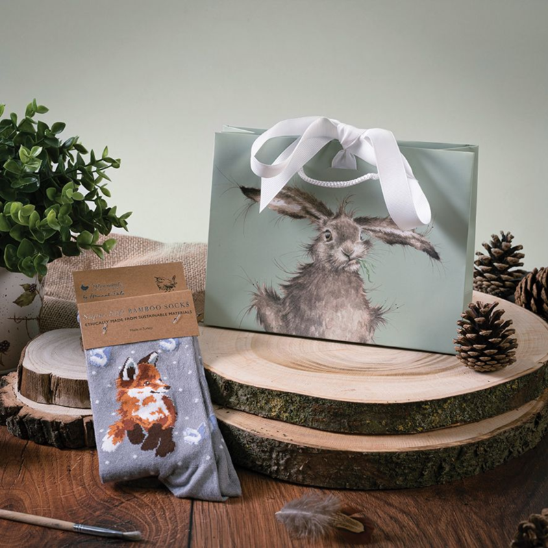 Wrendale Designs 'Born To Be Wild' Fox Socks-3