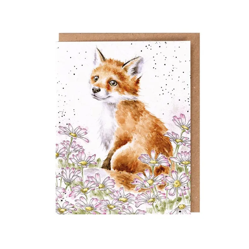 Wrendale Designs 'Make My Daisy' Fox Seed Card