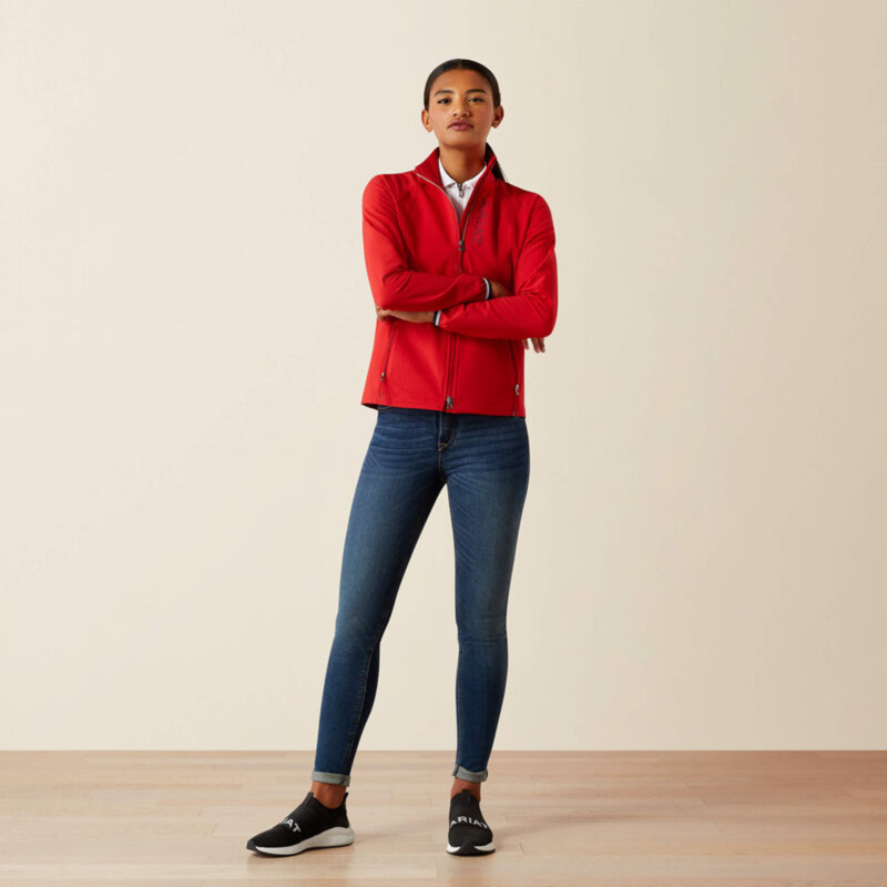 Ariat Women's Versa Team Jacket - Weg Red-4