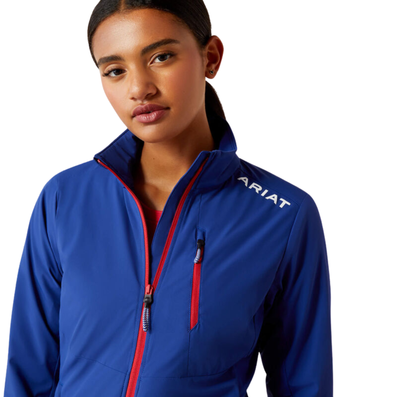Ariat Women's Rion Team StretchShell Insulated Jacket - Sodalite Bluet-2