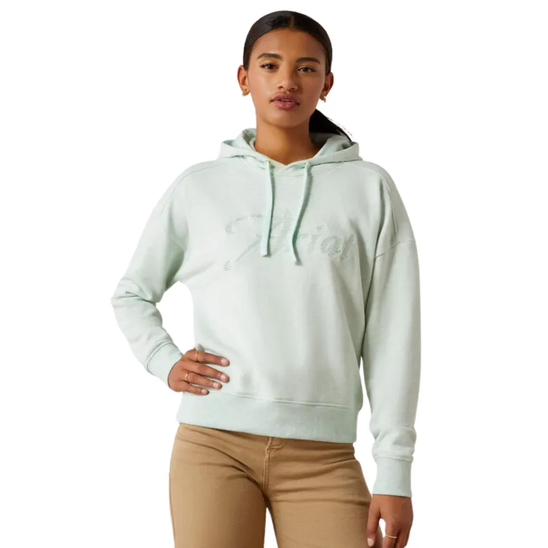Ariat Women's Just Hoodie - Beach Glass Heather