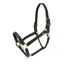 Shires Velociti Lusso Girona Leather Headcollar - Black
