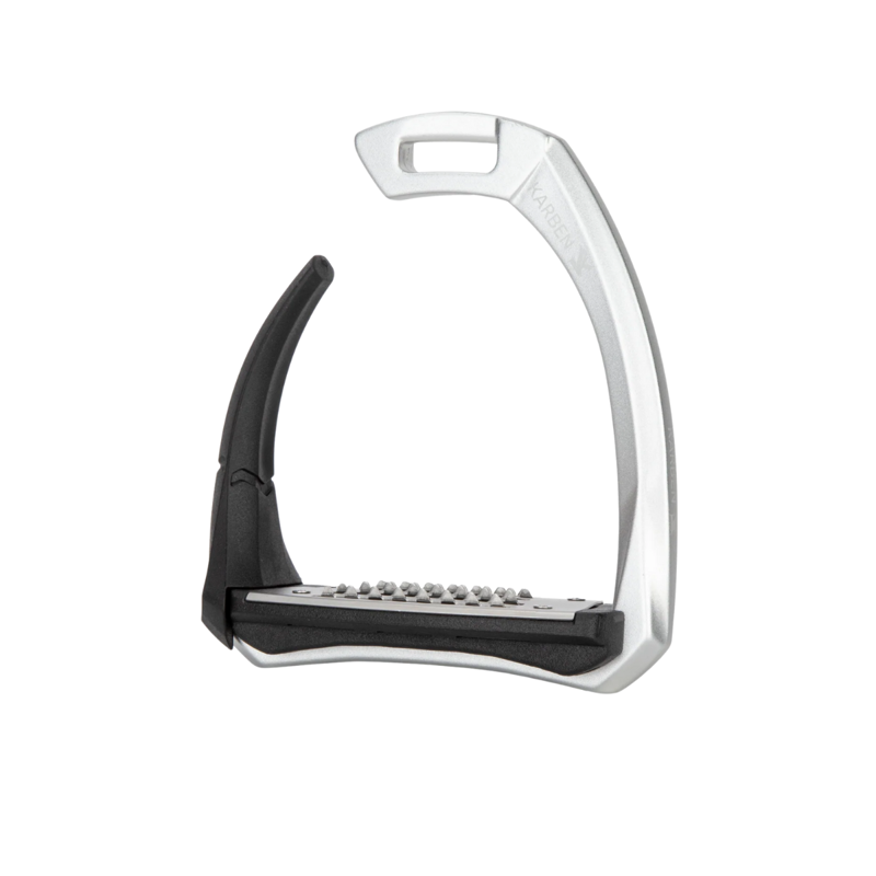 Shires Karben Ultra Grip FX Stirrups - Adult - Black-2