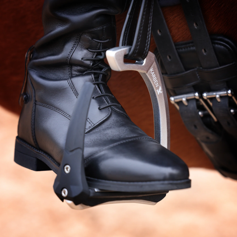 Shires Karben Ultra Grip FX Stirrups - Adult - Black-6