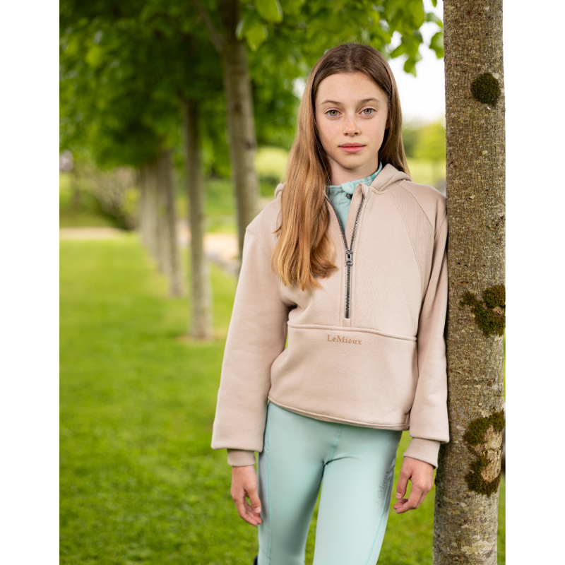 LeMieux Young Rider Harriet Pop Over - Almond-4