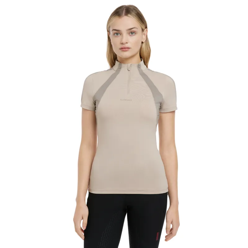 LeMieux Maria Mesh Short Sleeve Base Layer - Almond