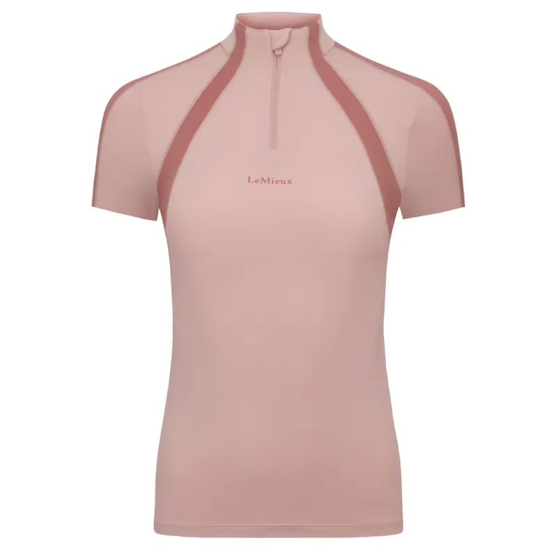 LeMieux Maria Mesh Short Sleeve Base Layer - Blossom-3
