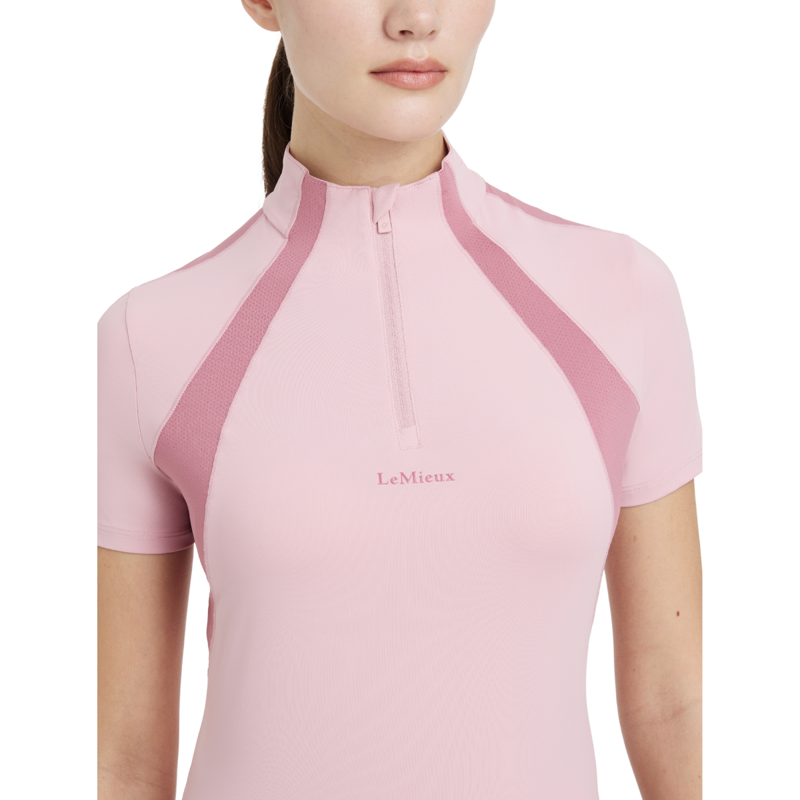 LeMieux Maria Mesh Short Sleeve Base Layer - Blossom-2
