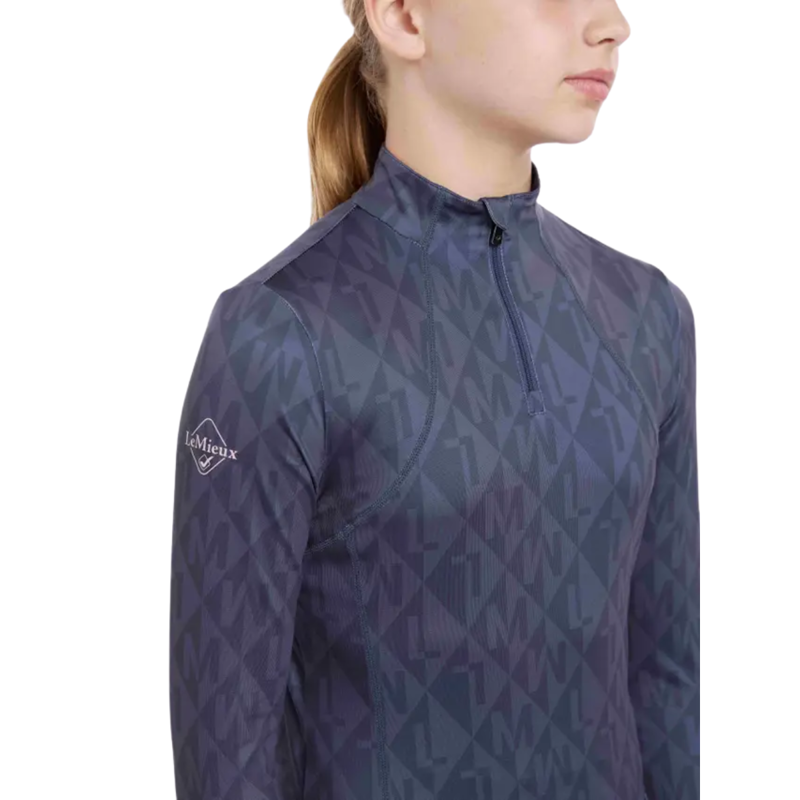 LeMieux Young Rider Clea Base Layer - Dusk Blue-2
