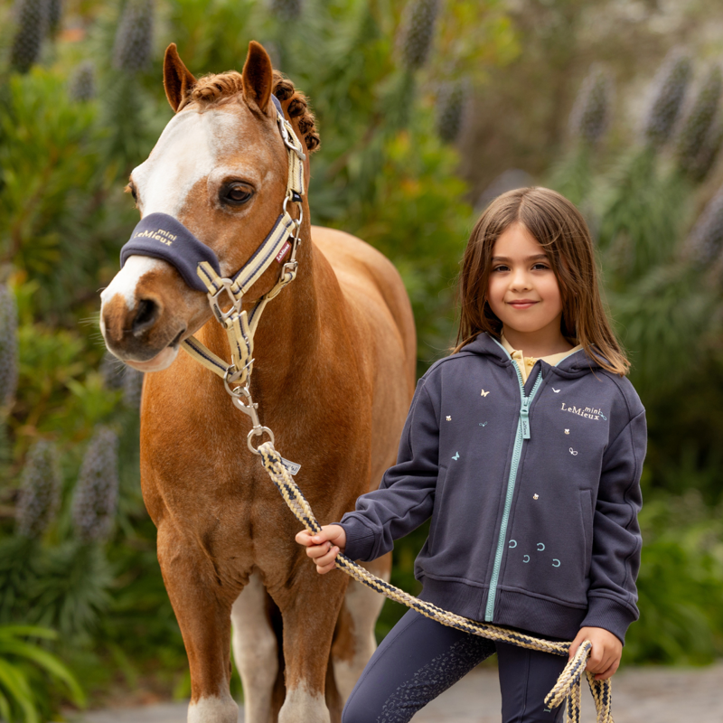 LeMieux Mini Charlie Zip Through - Dusk Blue-5