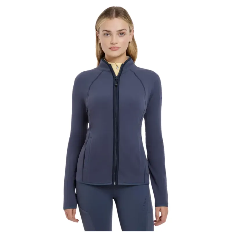 LeMieux Ladies Faye Fleece Zip Through - Dusk Blue
