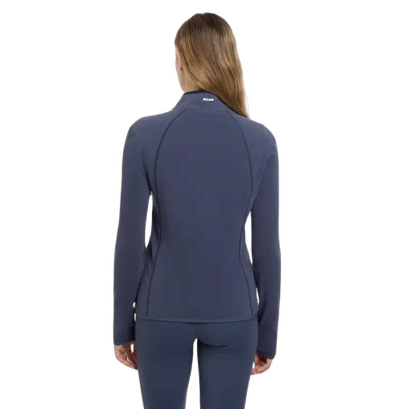 LeMieux Ladies Faye Fleece Zip Through - Dusk Blue-1