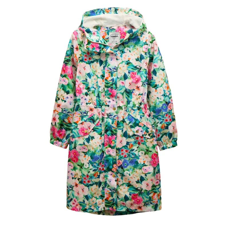 Joules Ladies Holkham Raincoat - Multi Floral