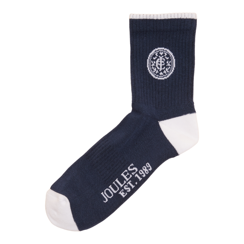 Joules Men's Volley Tennis Socks 2 Pack - Navy-1