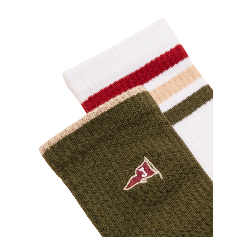 Joules Men's Volley Socks - Khaki Green-3