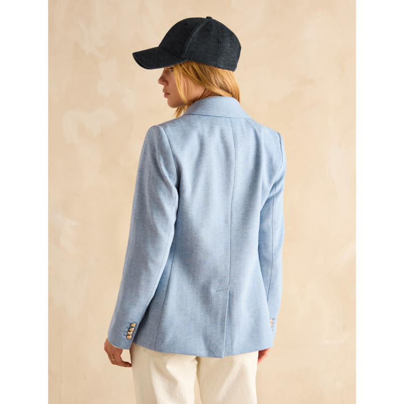 Joules Ladies Albury Cotton Blazer - Blue-3