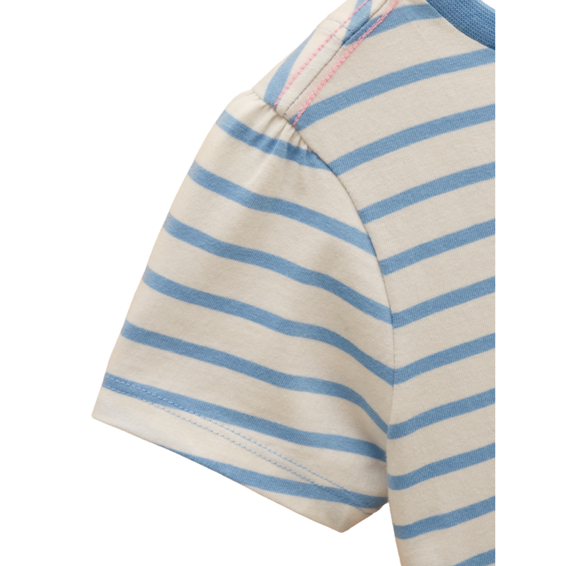 Joules Kids Astra Guinea Print T-Shirt - Blue Stripe-2