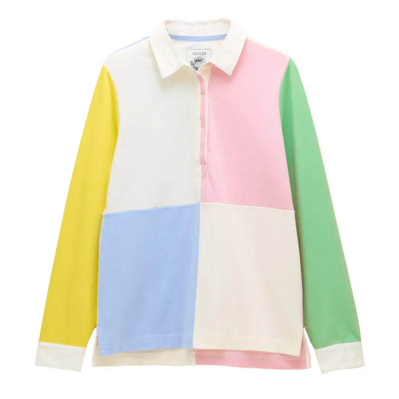Joules Ladies Falmouth Collared Rugby Shirt - Hotch Potch