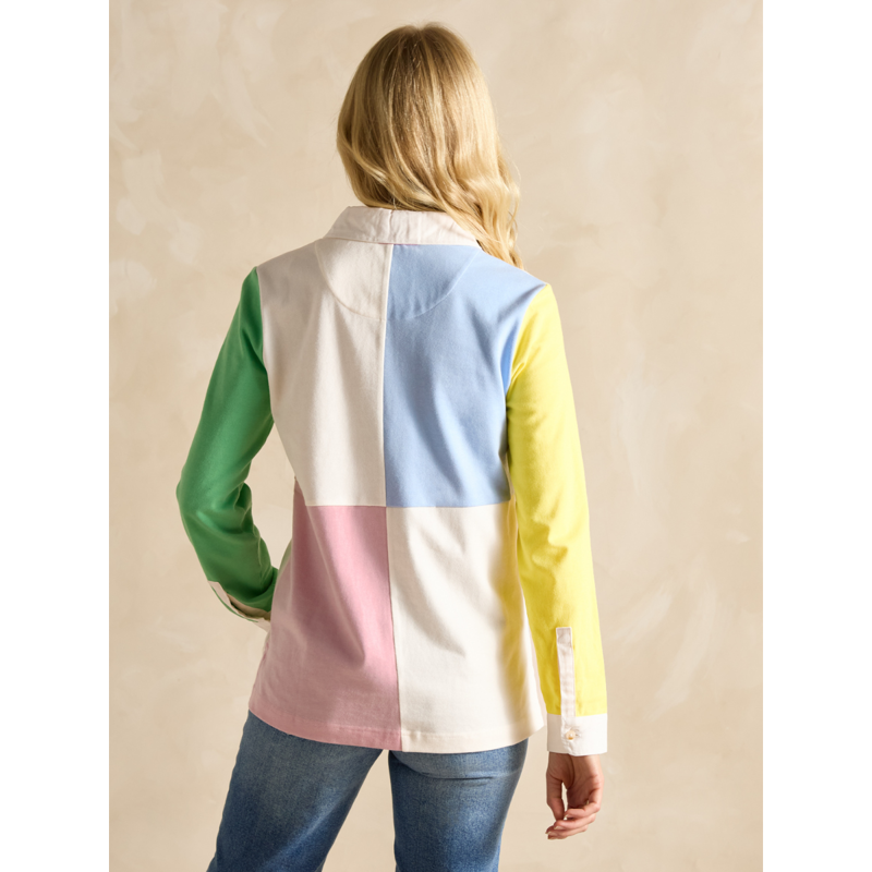 Joules Ladies Falmouth Collared Rugby Shirt - Hotch Potch-2