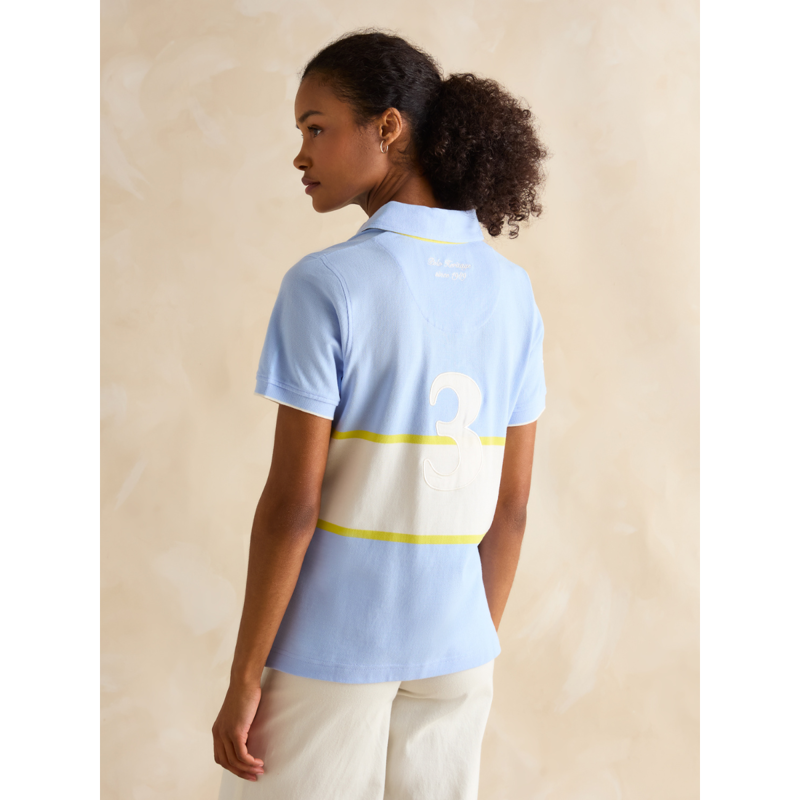 Joules Ladies Beaufort Polo Shirt - Blue-1