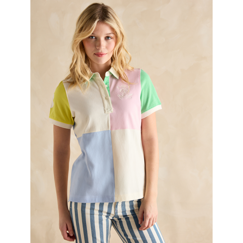 Joules Ladies Beaufort Polo Shirt - Hotch Potch-1