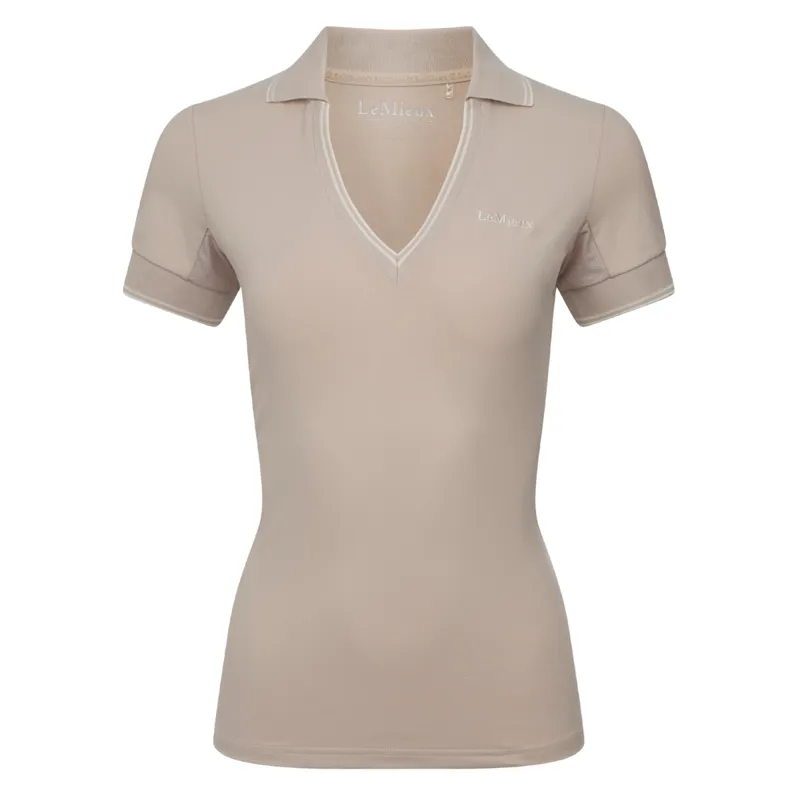 LeMieux Serena Sports Polo - Stone-4