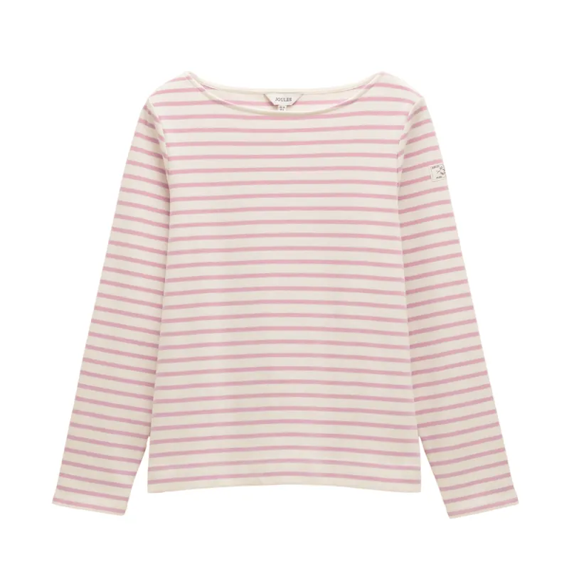Joules Ladies Harbour Boat Neck Breton Top - Lilac