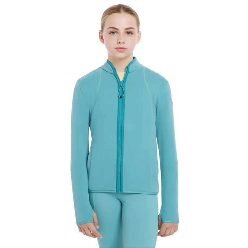 LeMieux Young Rider Felicity Fleece Zip Through - Lagoon