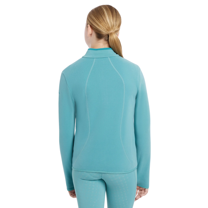 LeMieux Young Rider Felicity Fleece Zip Through - Lagoon-1