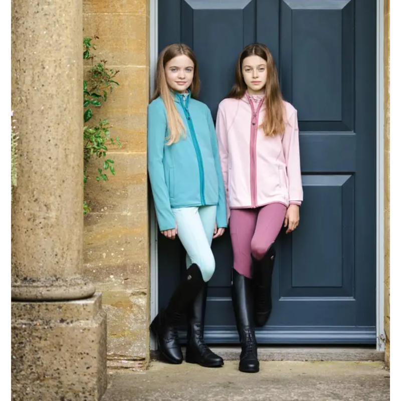 LeMieux Young Rider Felicity Fleece Zip Through - Lagoon-3