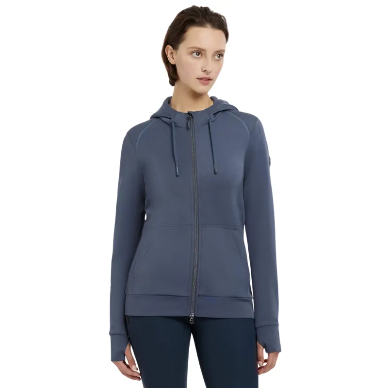 LeMieux Tabi Tech Zip Through Hoodie - Dusk Blue