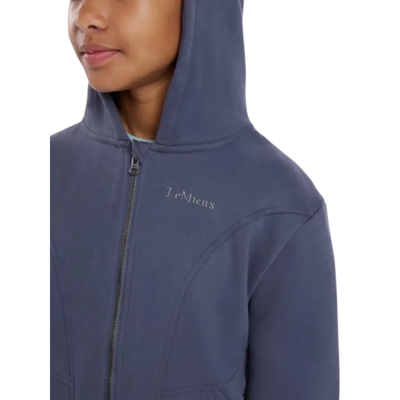 LeMieux Young Rider Hadley Hoodie - Dusk Blue-2