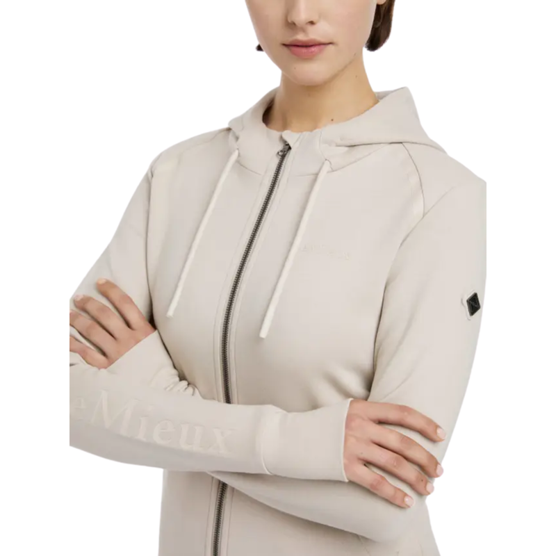 LeMieux Tabi Tech Zip Through Hoodie - Stone-1