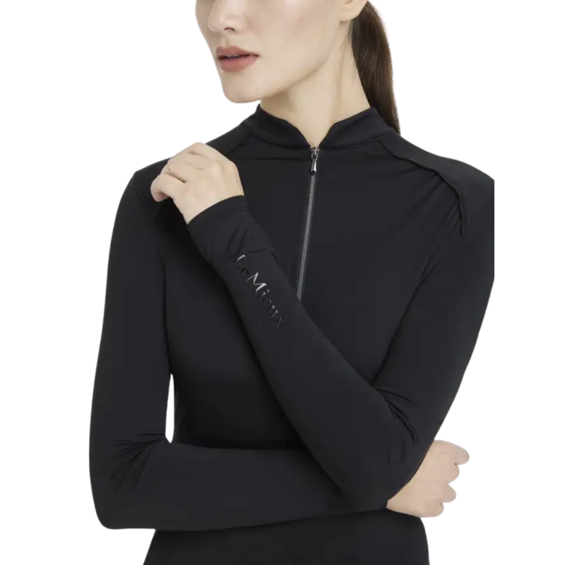 LeMieux Ladies Heyden Lightweight Base Layer - Black-2