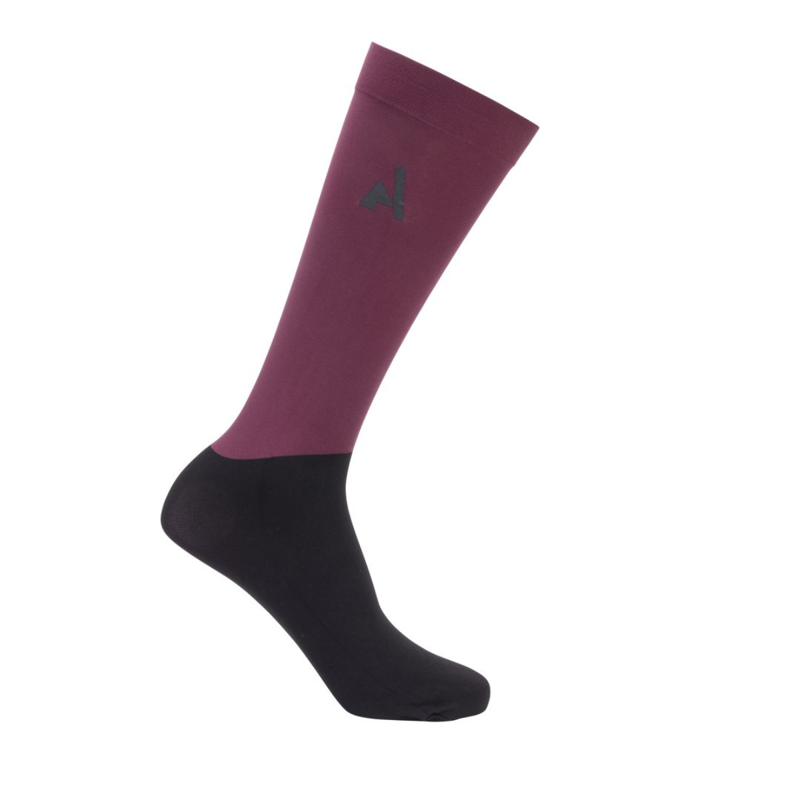 Shires Aubrion One Size React Performance Socks in Mauve-1