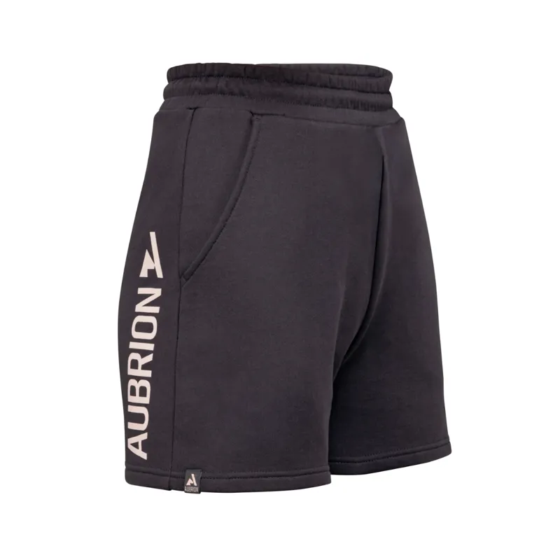 Shires Aubrion React Sweat Shorts - Young Rider - Shadow