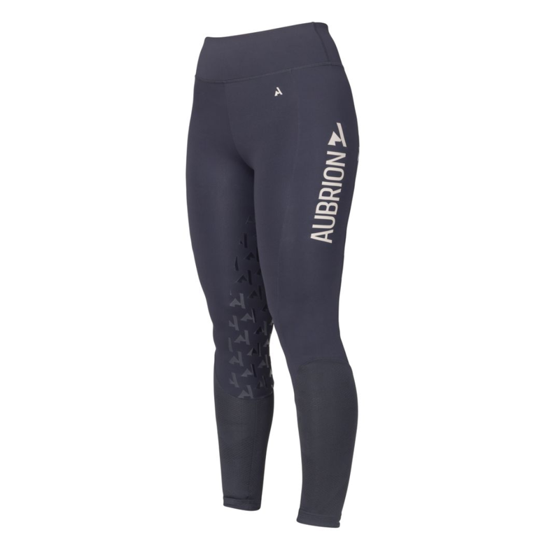 Shires Aubrion Ladies React Rythm Riding Tights - Shadow-2