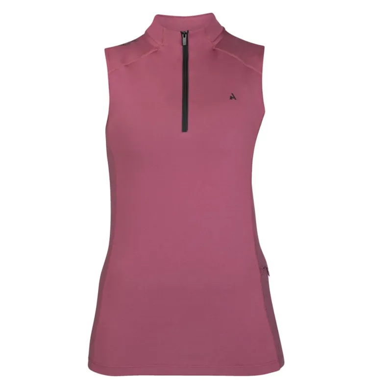 Shires Aubrion Ladies React Sleeveless Base Layer - Mauve