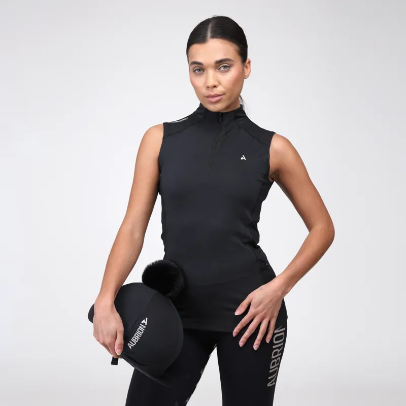 Shires Aubrion Ladies React Sleeveless Base Layer - Shadow-1