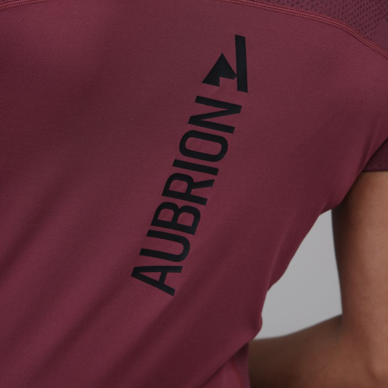 Shires Aubrion Ladies React Short Sleeve Base Layer - Mauve-5