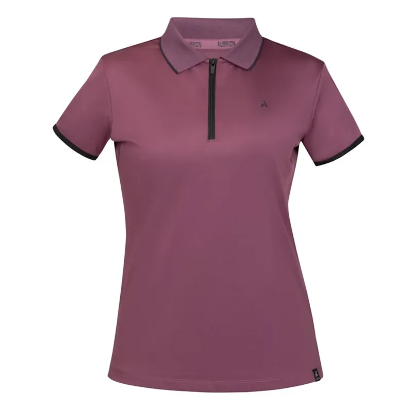 Shires Aubrion Ladies React Tech Polo - Mauve