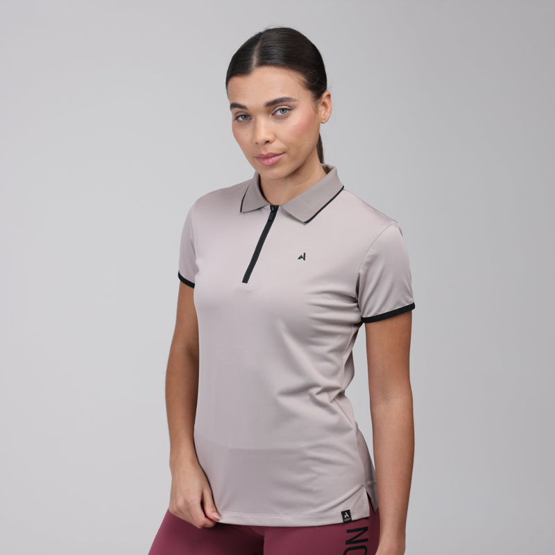 Shires Aubrion Ladies React Tech Polo - Sand-1