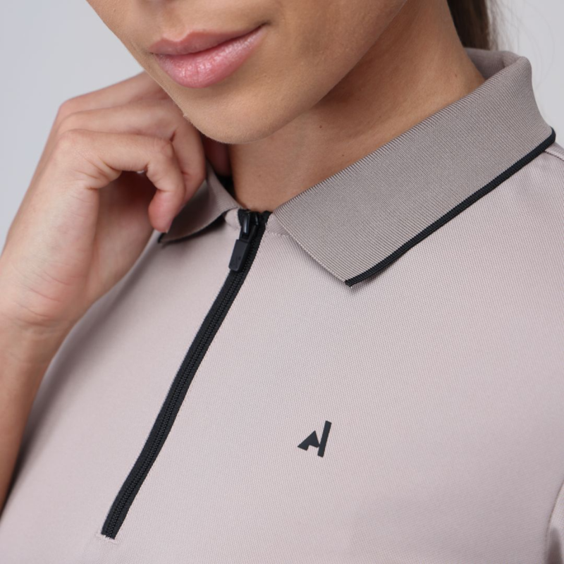 Shires Aubrion Ladies React Tech Polo - Sand-3