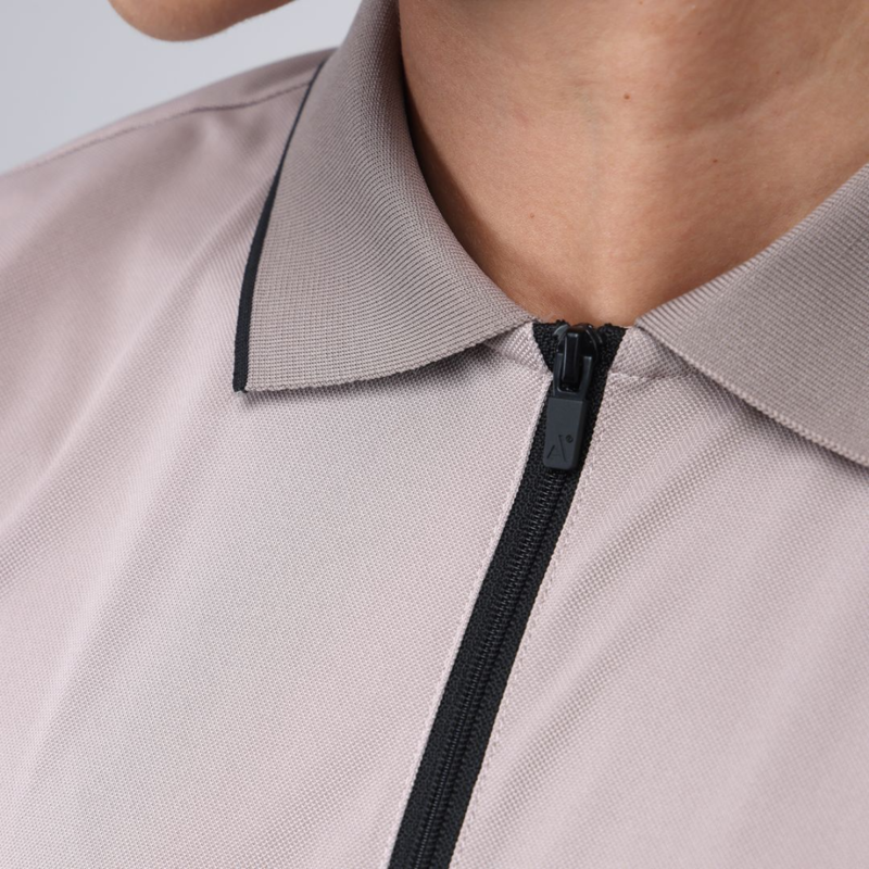 Shires Aubrion Ladies React Sleeveless Tech Polo - Sand-3