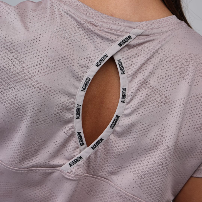 Shires Aubrion Ladies React Tech T-Shirt - Sand-3