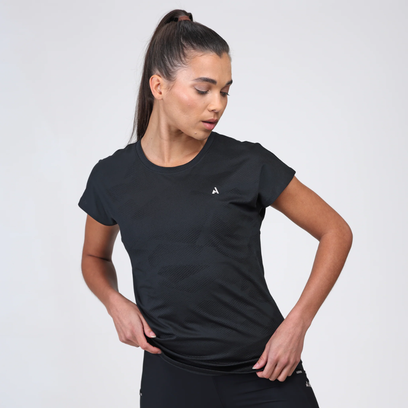 Shires Aubrion Ladies React Tech T-Shirt - Shadow-1